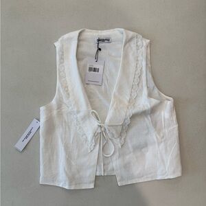 NWT Princess Polly Elegant White Top